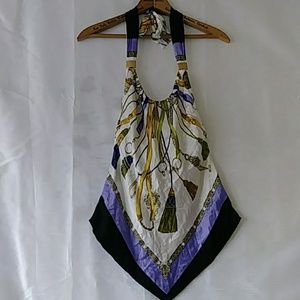 BEAUTIFUL SILK HANDKERCHIEF TOP